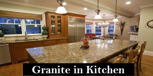 Granite in kitchen