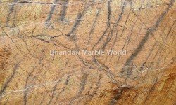 Rain forest gold brown marble and stone